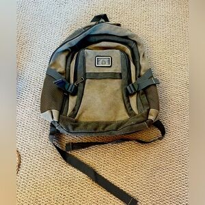 A forest color backpack